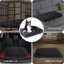 OXS Dog Bed Long Plush Calming Pet Bed, Comfortable Faux Fur Washable Crate Mat with Anti-Slip Backing for Jumbo Large Medium Dogs