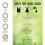 Dog Cat Tie Handle Pet Waste Bags, Doggie Poop Bags Dogs - Includes Bag Holder Black and Blue Color - 6.5'' x 14.5'' Dog Cat Tie Handle Pet Waste Bags, Doggie Poop Bags Dogs - Includes Bag Holder Black and Blue Color - 6.5'' x 14.5''