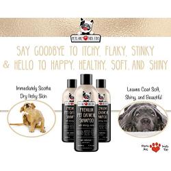 Pet Oatmeal Anti-Itch Shampoo & Conditioner In One! Smelly Puppy Dog & Cat Wash, Natural Ingredients & Hypoallergenic! Relief For Allergies, Itchy, Dry, Irritated Skin!! Smells Amazing! (1 btl)