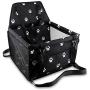 Petbobi Pet Reinforce Car Booster Seat for Dog Cat Portable and Breathable Bag with Seat Belt Dog Carrier Safety Stable for Travel with Clip on Leash and Storage Package…