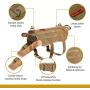 OneTigris Tactical Dog Training Vest Harness with Mesh Padding and Two Handles (Coyote Brown - Upgraded Version, L / 49cm)