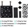 GENORTH Dog Car Seat Upgrade Deluxe Washable Portable Pet Car Booster Seat Travel Carrier Cage with Clip-On Safety Leash and Blanket,Perfect for Small Pets GENORTH Dog Car Seat Upgrade Deluxe Washable Portable Pet Car Booster Seat Travel Carrier Cage with Clip-On Safety Leash and Blanket,Perfect for Small Pets