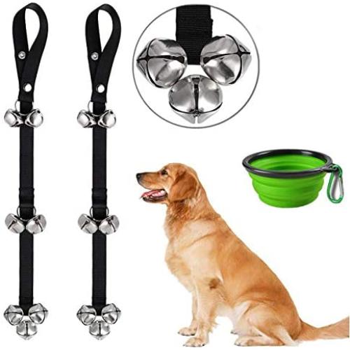 CATOOP Dog Doorbells Premium Potty Training Big Dog Bells Adjustable Dog Bells for Potty Training Your Puppy Easily - Premium Quality - 7 Extra Large Loud Dog Bells CATOOP Dog Doorbells Premium Potty Training Big Dog Bells Adjustable Dog Bells for Potty Training Your Puppy Easily - Premium Quality - 7 Extra Large Loud Dog Bells