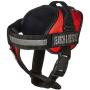 Dogline UnimaDog Harness Vest with Search & Rescue Patches Adjustable Straps Breathable Neoprene for Identification Training Dogs
