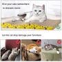 SIKAMARU 2pack Wavy Cardboards Cat Scratching Boards with Free Catnip,Durable Cat Scratching Pad,Made of Corrugated Paper