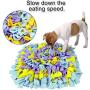 Andiker Dog Snuffle mat, nosework Feeding Training mat, Snuffle pad for Dogs,Stimulate Dog Mental and Physical Health,Machine Washable