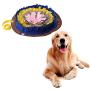 Dog Snuffle Mat Round Snack Feeding Slow Feeders Sniffing Nosework Training Pad Fun Playmat Toys for Dog Relieve Stress