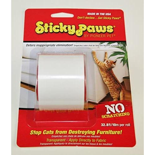 SuccessfulDealsStore Sticky Paws on a Roll Stop Cats Destroying Furniture Anti Scratch Training