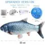 Floppy Fish cat Toy - Amazingly cat Toys Fish Moving,Simulation Electric Wagging Fish Cat Toy Catnip Kicker Toys Used for Pet chew Bites Supplies Floppy Fish cat Toy - Amazingly cat Toys Fish Moving,Simulation Electric Wagging Fish Cat Toy Catnip Kicker Toys Used for Pet chew Bites Supplies