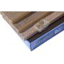 PATTNIUM 3 in 1 Corrugated Cat Scratcher Cardboard Scratching Pad Toys with Catnip Scratch Lounge Bed for Cats Pack of 3