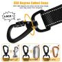 Dog Seat Belt，3-in-1 Adjustable Pet Dog Cat Car Safety Belt，Heavy Duty & Cushioned Elastic & Durable Car Seat Belt for Dogs, Cats and Pets（2 Pack）