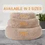 HACHIKITTY Dog Beds Calming Donut Bed, Puppy Dog Bed Large Dogs, Faux Fur Dog Bed Joint Relief