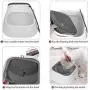 Dog Water Bowl No-Spill Pet Water Bowl,Slow Water Feeder Vehicle Portable 35oz Feeder Bowl for Dogs and Cats - Keep Water Fresh(Grey) Dog Water Bowl No-Spill Pet Water Bowl,Slow Water Feeder Vehicle Portable 35oz Feeder Bowl for Dogs and Cats - Keep Water Fresh(Grey)
