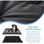 INVENHO Dog Bed Kennel Crate pad Comfortable Soft Anti Slip Washable for Large Medium Small Dogs Blue