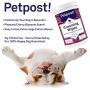Petpost | Grooming Wipes for Dogs - Large, Deodorizing Wipes with Cherry Blossom Scent - 70 Ultra Soft Cotton Pads in Cleansing Solution
