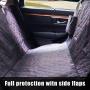 LETTON Dog Car Seat Cover Waterproof Durable Anti-Scratch Nonslip Back Seat Pet Protection Dog Travel Hammock with Side Flaps for Cars/Trucks/SUV