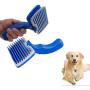 New Pet Dog Cat Grooming Self Cleaning Slicker Brush Comb Shedding Tool Hair Fur by Pet Brushes