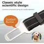 LUPAPA Dog Seat Belt for Vehicle Car (2-Pack), Adjustable Length Pet Seat Belt with Hook Lock and Seatbelt Buckle, Elastic Buffered Reflective Nylon for Shock Attenuation LUPAPA Dog Seat Belt for Vehicle Car (2-Pack), Adjustable Length Pet Seat Belt with Hook Lock and Seatbelt Buckle, Elastic Buffered Reflective Nylon for Shock Attenuation