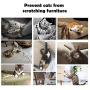 GAPZER Cat Scratch Mat Kitty Natural Sisal Scratching Pad with Velcro Tap for Wrapping Around Table, Couch, Chair to Avoid Cat Claws Grinding