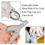LATTOOK Illuminated Pet Nail Clipper, Trimmer Grinder Grooming Tool Care Clipper for Cats & Dogs Nails Claws, 5X Magnification Pet Nail Scissor Safe with LED Light