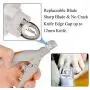 LATTOOK Illuminated Pet Nail Clipper, Trimmer Grinder Grooming Tool Care Clipper for Cats & Dogs Nails Claws, 5X Magnification Pet Nail Scissor Safe with LED Light