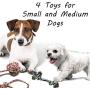 Otterly Pets Puppy Dog Pet Rope Toys For Small to Medium Dogs (Set of 4)