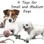 Otterly Pets Puppy Dog Pet Rope Toys For Small to Medium Dogs (Set of 4)