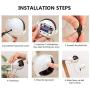 DSstyles Electric Cat Teaser Ball,Automatic Lifting Spring Rod Lifting Ball Interactive Puzzle Toy