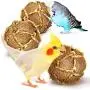 SunGrow Coco Fiber Rope Ball for Parrots, Floss Ball Improves Dental Health, Teeth Floss Ball, Chew Toy, Improves Dental Health, Boredom Buster and Stress Reliever Ball SunGrow Coco Fiber Rope Ball for Parrots, Floss Ball Improves Dental Health, Teeth Floss Ball, Chew Toy, Improves Dental Health, Boredom Buster and Stress Reliever Ball