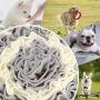 Routesun Snuffle Mat for Dogs Cats - Wooly Feeding Mat Pet, Encourages Natural Foraging Skills for Small Large Dogs Slow Feeder Puzzle Toy, Easy to Fill, Durable and Machine Washable