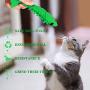 N / A Cat Catnip Toys, Interactive Cat Toothbrush Chew Toy for Kitten Kitty Cats Teeth Cleaning Dental Care, Crayfish Shape Pet Toy Cat