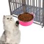 UPSCOOL Crate Dog Bowl, Removable Stainless Steel Hanging Pet Cage Bowl Food & Water Feeder Coop Cup for Cat, Puppy, Birds, Rats, Guinea Pigs,14oz