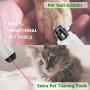 iblive Dog Nail Grinder Trimmer-Powerful and noiseless pet Nail Grinder for Large Medium and Small Dogs&Cats Rechargeable Electric pet Nail Trimmers