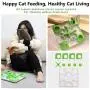 Interactive Treat Maze & Puzzle Feeder for Cats - Puzzle Cat Toy Suitable for Various Cat Entertainment Activities, Cat IQ Training Toys with 3 Level Challenges for Indoor Cats Improve Intelligence Interactive Treat Maze & Puzzle Feeder for Cats - Puzzle Cat Toy Suitable for Various Cat Entertainment Activities, Cat IQ Training Toys with 3 Level Challenges for Indoor Cats Improve Intelligence