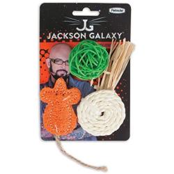 Petmate Jackson Galaxy Natural Play Time Ball, 3-Pack