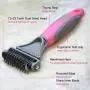Pet Dematting Comb - 2 Sided Undercoat Rake for Cats & Dogs - Safe Grooming Tool for Easy Mats & Tangles Removing - Medium and Long Haired Cats Dogs Brush for Shedding Pet Dematting Comb - 2 Sided Undercoat Rake for Cats & Dogs - Safe Grooming Tool for Easy Mats & Tangles Removing - Medium and Long Haired Cats Dogs Brush for Shedding