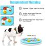 Dog Puzzle Toys for Dogs - Dog Puzzles Improve Your Dog IQ - Colorful Design Slow Feeder to Aid Pets Digestion (Light Blue)