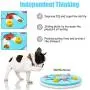 Dog Puzzle Toys for Dogs - Dog Puzzles Improve Your Dog IQ - Colorful Design Slow Feeder to Aid Pets Digestion (Light Blue)