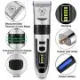 Suteck Dog Clippers Low Noise Pet Hair Clippers Upgrade LED Display Professional Rechargeable Cordless Electric Pet Trimmer Pet Grooming Tools with Comb Guides Scissors Nail Kits for Dogs Cats