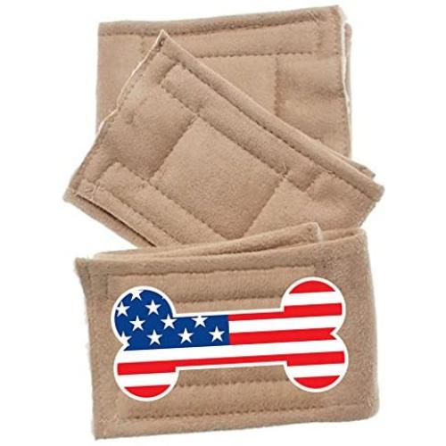 Pet Flys USA Bone Flag Peter Pads (3 Pack), X-Small