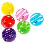 Fun Feline Balls with Bells Cat Toy, Great for Exercize and Play