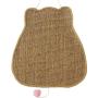 ITSMAOMI Cat Scratcher Mat for Floor, Natural Sisal Cat Scratch Mats, Horizontal Cat Floor Scratching Pad Rug, Protect Carpets and Sofas，23.6 X 15.7 Inch