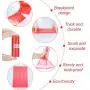 Zonon 4 Pieces Multifunctional Dog Poop Waste Bag Holder Dog Poop Dispenser and 4 Rolls Leak-Proof Dog Waste Bags Dog Waste Container