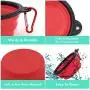 Pawssimo 2 Pack Collapsible Silicone Dog, Cat Food & Water Bowl | Multi Use, Travel Cup BPA Free Dishwasher Safe | Compact Dish, Free Carabiner Pawssimo 2 Pack Collapsible Silicone Dog, Cat Food & Water Bowl | Multi Use, Travel Cup BPA Free Dishwasher Safe | Compact Dish, Free Carabiner