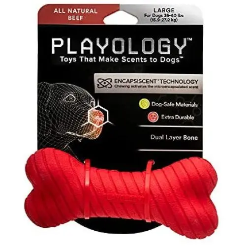 Playology All-Natural Scented Dual Layer Bone Playology All-Natural Scented Dual Layer Bone