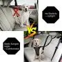 SlowTon Dog Seat Belt, 2 Pack Pet Car Seatbelt Headrest Restraint Adjustable Puppy Safety Seat Belt Reflective Elastic Bungee Connect Dog Harness in Vehicle Travel Daily Use SlowTon Dog Seat Belt, 2 Pack Pet Car Seatbelt Headrest Restraint Adjustable Puppy Safety Seat Belt Reflective Elastic Bungee Connect Dog Harness in Vehicle Travel Daily Use