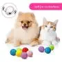 Sumind 20 Pieces Cat Toys Balls with Bells Interactive Cat Exercise Toy Cat Play Balls Pet Toys of Keeps Busy for Cat (Assorted Color) Sumind 20 Pieces Cat Toys Balls with Bells Interactive Cat Exercise Toy Cat Play Balls Pet Toys of Keeps Busy for Cat (Assorted Color)