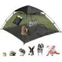 OUTING MAN Large Cat Tent Outdoor Playpen Pop Up Pet Cat Enclosures Portable Sunshade and Anti-UV Cat Playhouse (Play Tents for Cats and Small Animals) - Outside Habitat OUTING MAN Large Cat Tent Outdoor Playpen Pop Up Pet Cat Enclosures Portable Sunshade and Anti-UV Cat Playhouse (Play Tents for Cats and Small Animals) - Outside Habitat