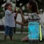 YuanDian Light Up Kids Water Bottle with 3D LED Light- 14 OZ Tritan BPA Free Eco-Friendly - 7 Color Light Cool Drinking Cups Gift for School Kids Girl Child