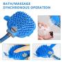 Pet Shower,Dog Brush, Pet Bathing Tool | Pet Shower Sprayer & Scrubber in-One, Large Dog, and Livestock Bathing- Garden Hose Adapter Included,Get 2 pet toothbrushes
